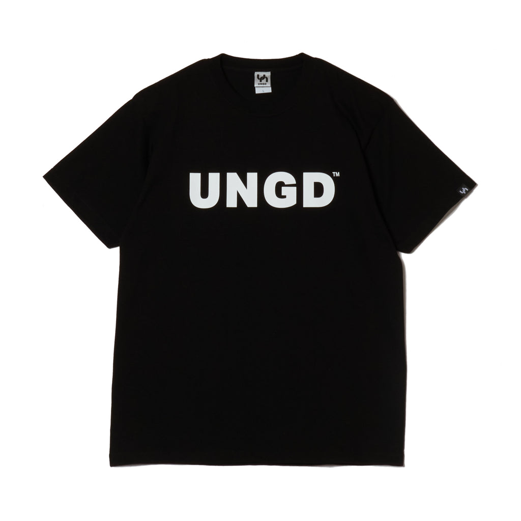 UNGD HEAVY－T BLACK（white logo）COTTON100