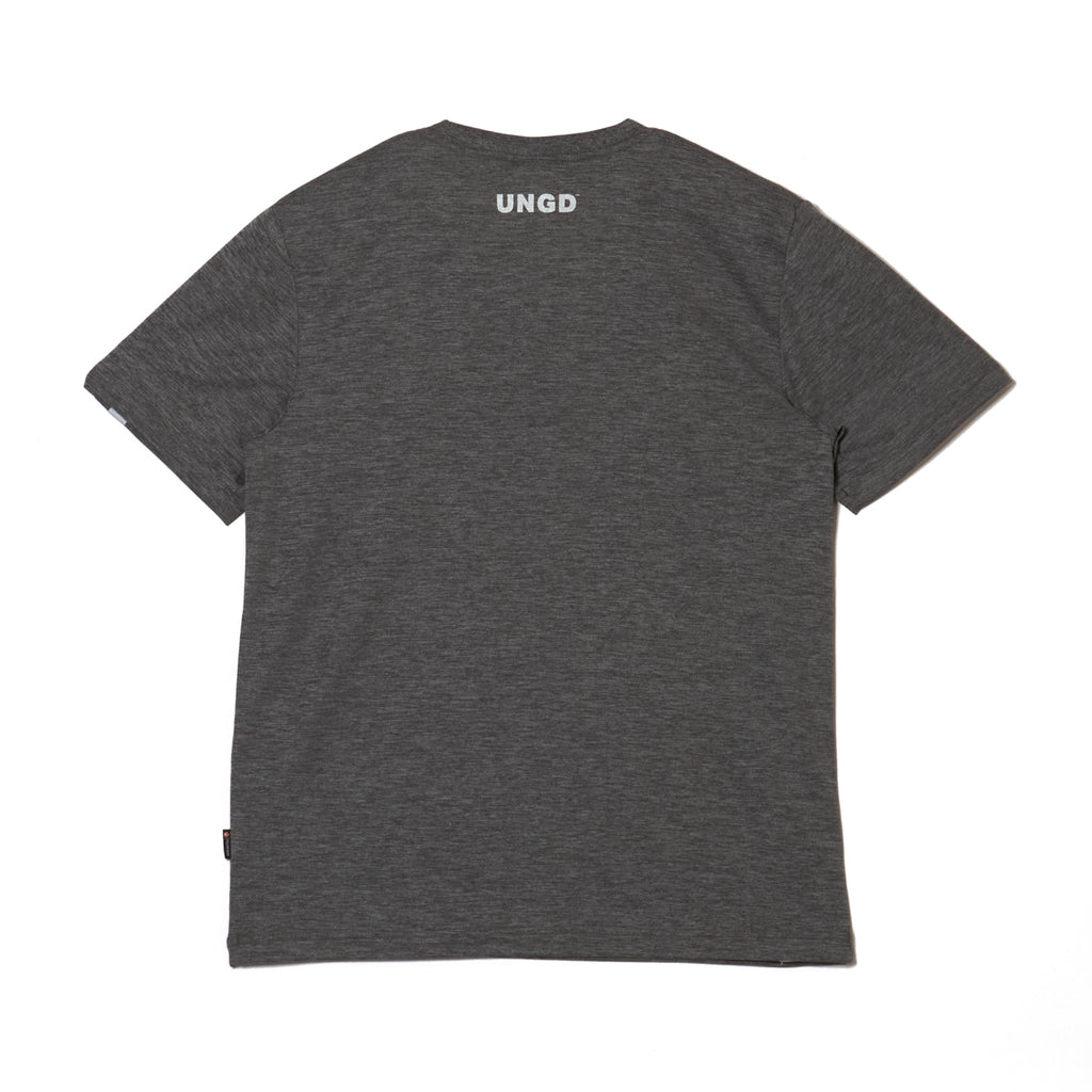 UNGD DRY－T HEATHER GRAY（knockout logo）POLYGINE