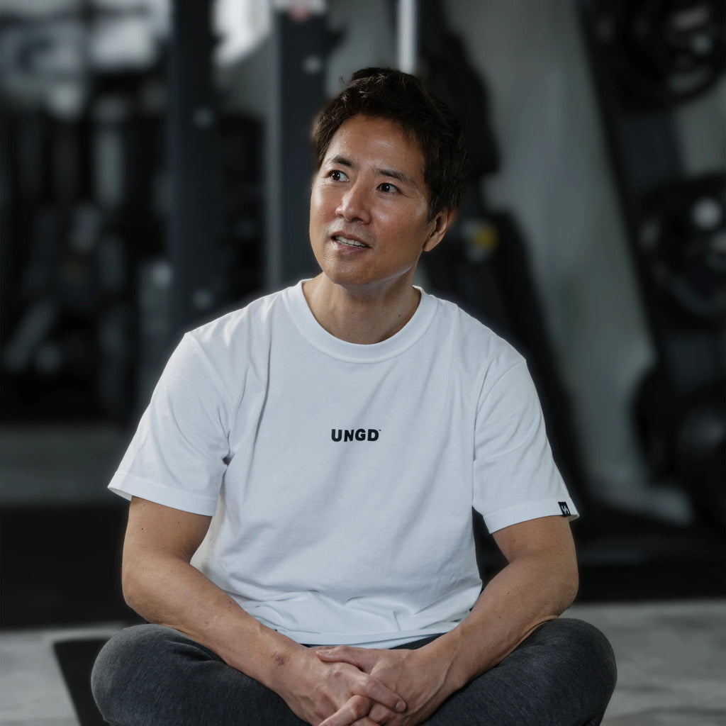 UNGE HEAVY－T WHITE（black logo）COTTON100